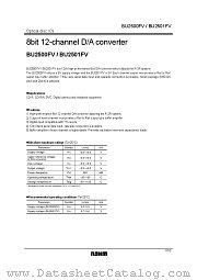 BU2501FV datasheet pdf ROHM