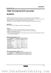 BU2505FV datasheet pdf ROHM
