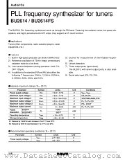 BU2614/FS datasheet pdf ROHM