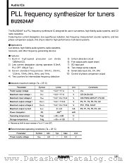 BU2624AF datasheet pdf ROHM