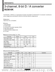 BU3616K datasheet pdf ROHM