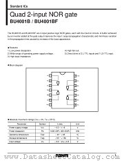 BU4001B/BF datasheet pdf ROHM