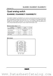 BU4066BC/BCF/BCFV datasheet pdf ROHM
