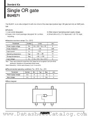 BU4S71 datasheet pdf ROHM