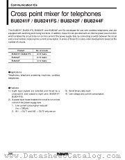 BU8241F/FS datasheet pdf ROHM
