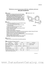 BU8709KN datasheet pdf ROHM