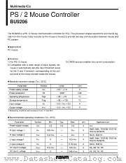 BU9206 datasheet pdf ROHM