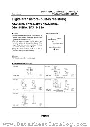 DTA144E  A datasheet pdf ROHM