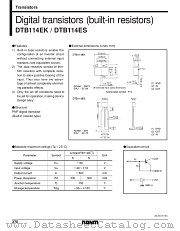 DTB114E datasheet pdf ROHM