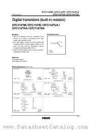 DTC114T  A datasheet pdf ROHM