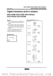 DTC115T  A datasheet pdf ROHM