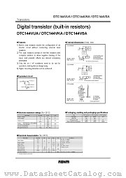 DTC144V  A datasheet pdf ROHM