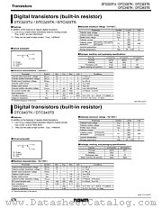 DTC343T datasheet pdf ROHM