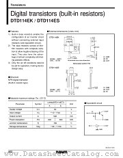 DTD114E datasheet pdf ROHM