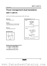 UMF17N datasheet pdf ROHM