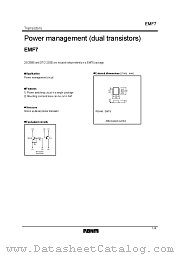 EMF7 datasheet pdf ROHM