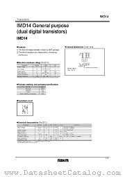 IMD14 datasheet pdf ROHM