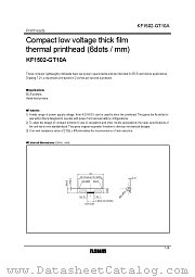 KF1502-GT10A datasheet pdf ROHM