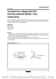 KF2002-GP10A datasheet pdf ROHM