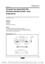 KF2003-GH10A datasheet pdf ROHM