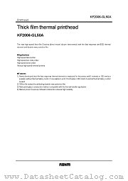 KF2006-GL50A datasheet pdf ROHM