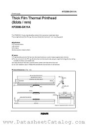 KF2008-GK11A datasheet pdf ROHM