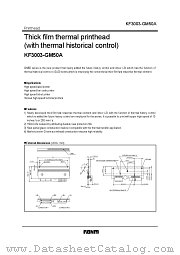 KF3003-GM50A datasheet pdf ROHM