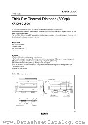 KF3004-GL50A datasheet pdf ROHM
