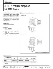 LM-2035MB datasheet pdf ROHM