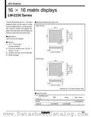 LM-2256MB datasheet pdf ROHM