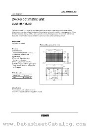 LUM-115HML301 datasheet pdf ROHM