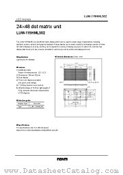 LUM-115HML302 datasheet pdf ROHM
