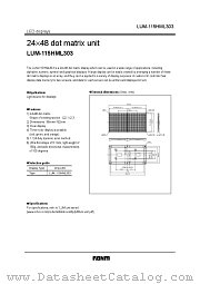 LUM-115HML303 datasheet pdf ROHM