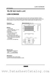 LUM-512CMU300 datasheet pdf ROHM