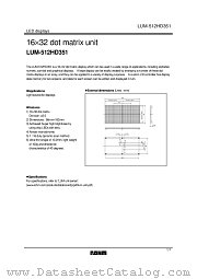 LUM-512HD351 datasheet pdf ROHM