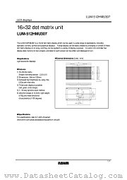 LUM-512HMU307 datasheet pdf ROHM