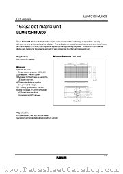 LUM-512HMU309 datasheet pdf ROHM