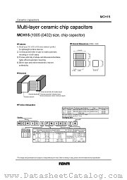 MCH15 datasheet pdf ROHM