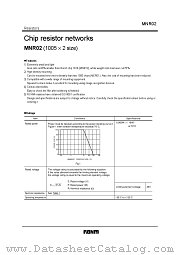 MNR02 datasheet pdf ROHM