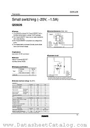 QS5U26 datasheet pdf ROHM