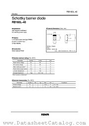 RB160L-40 datasheet pdf ROHM