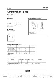 RB420D datasheet pdf ROHM