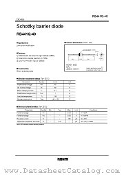 RB441Q-40 datasheet pdf ROHM