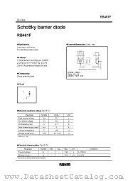 RB461F datasheet pdf ROHM