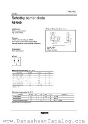 RB705D datasheet pdf ROHM