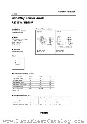 RB715F datasheet pdf ROHM