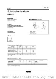 RB717F datasheet pdf ROHM