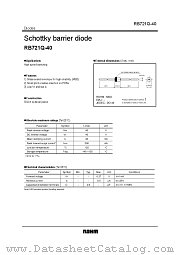 RB721Q-40 datasheet pdf ROHM