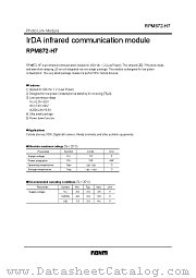 RPM872-H7 datasheet pdf ROHM