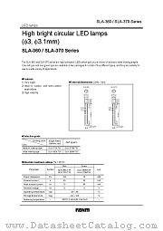 SLA-370LT datasheet pdf ROHM